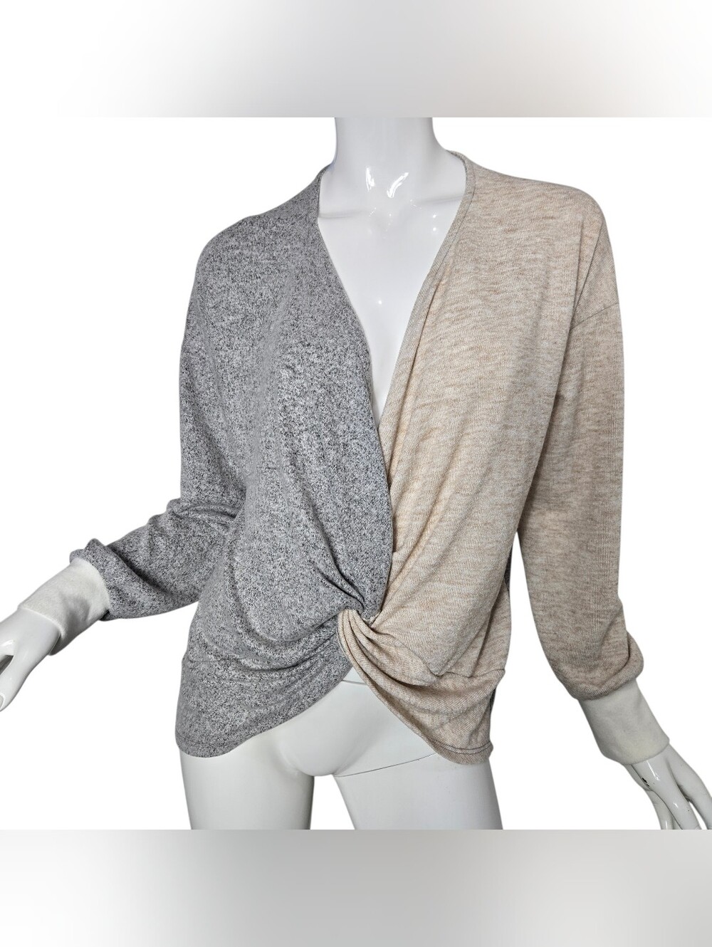 BKE twisted front sweater Size M